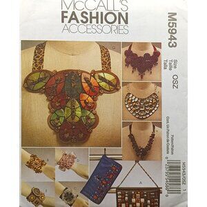 UNCUT McCalls M5943 Pattern For Statement Necklace & Fashion Accessories
